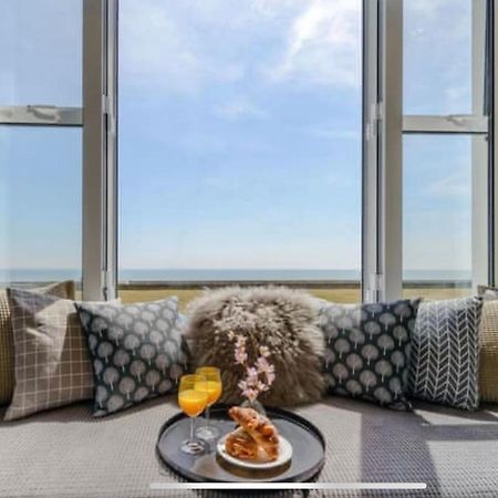 Beachfront Compact Coastal Crib, Direct Sea Views & Air Conditioning Littlestone-on-Sea Exterior foto